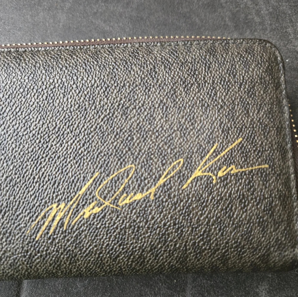 MICHAEL Michael Kors Brown and Gold Wristlet Wallet - Picture 3 of 3